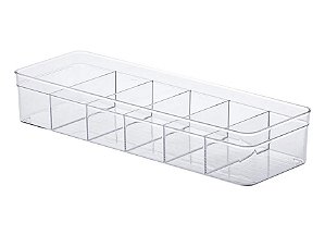 Organizador Modular Diamond Cristal c/Divisórias 40,5 X 13,5 X 7,5 (ref.1128)