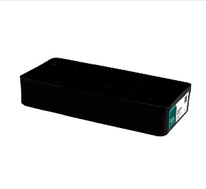 Organizador Modular Plástico Preto c/Divisórias 40,5 x 13,5 x 7,5 (ref.1895)