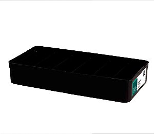 Organizador Modular Plástico Preto c/Divisórias 35,5 x 10,5 x 7,5 (ref.1894)