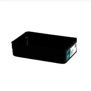 Organizador Modular Plástico Preto 22,5 x 15 x 5,2 (ref.1890)