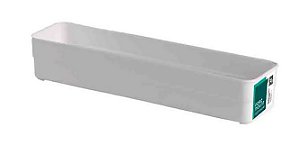 Organizador Modular Plástico Branco 30 x 7,5 x 5,2 (ref.1834)