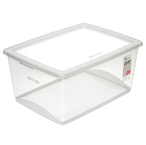 Caixa Organizadora c/Tampa 60L - My Closet - Cristal (ref.OR80900)