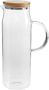 Jarra c/ Tampa de Bambu 1,5L Sense - Natural