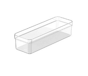 Organizador de Gaveta Clear 22,5 x 7,5 x 5,6 cm (ref.OGC300NT)