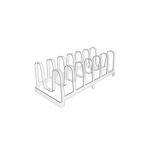 Organizador Multiuso c/ Divisórias Natural (ref. OT100NT)