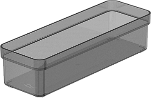 Organizador de Gaveta Clear 22,5 x 7,5 x 5,6 cm (ref.OGC300FM)