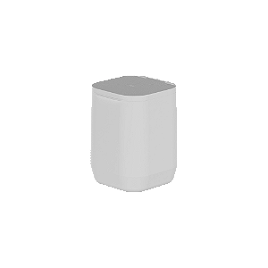 Lixeira de Piso ou Parede 6 L Linha Aura Branca (ref.LX450BCF)