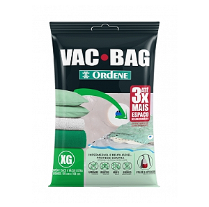 Vac Bag 80 x 100cm Saco Plástico Extra Grande Armazenamento (ref.55600)