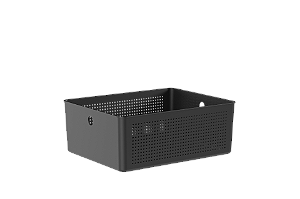 Cesto Organizador Flow 34 x 27 x 13 - Preto (ref.CFW450PTF)