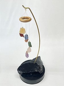 MOBILE DE MESA 7 CHAKRAS C/ OBSIDIANA