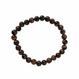 PULSEIRA DE OLHO DE TIGRE 6 MM