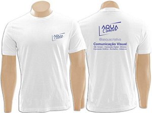 Camiseta 100% Poliéster P ao GG BRANCA (valor para 10 unidades)
