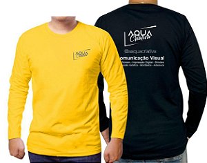 Camiseta Manga Longa Fio 30.1 (valor para 10 unidades)