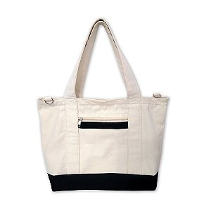 Bolsa Lonita Duo Color - Cru/preto