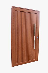 Porta Pivotante Ripada C/ Puxador 100CM