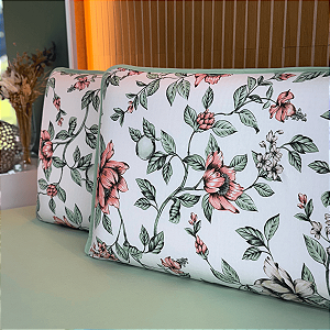 Kit com 2 Fronhas em Malha 100% Algodão Liberty Verde Gold Home
