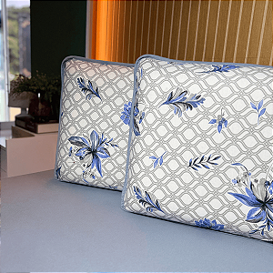 Jogo de Lençol com Elástico em Malha 100% Algodão Nara Cinza Gold Home