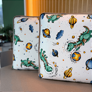 Jogo de Lençol com Elástico em Malha 100% Algodão Planet Chocolate Gold Home