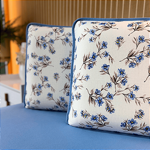 Jogo de Lençol com Elástico em Malha 100% Algodão Soul Azul Gold Home