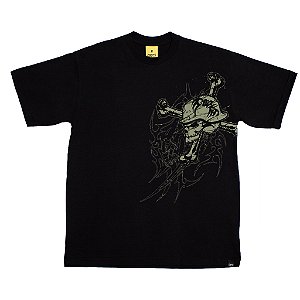 CAMISETA SKULL GREEN PRETA