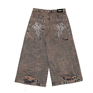 CALÇA BAGGY CURSED FERRUGEM
