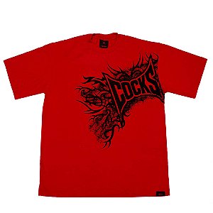 CAMISETA SIDE LOGO VERMELHA