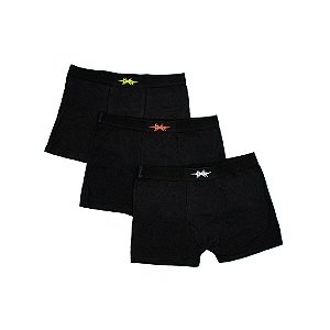 KIT 3 CUECAS BOXER LOGO