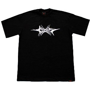 CAMISETA LOGO TRASH DESTROYED PRETA