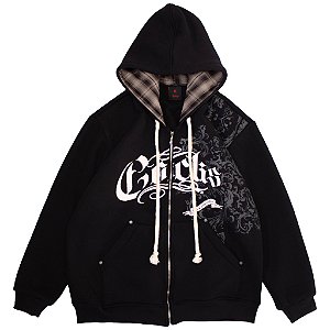 MOLETOM ZIPER RAMOS BLACK