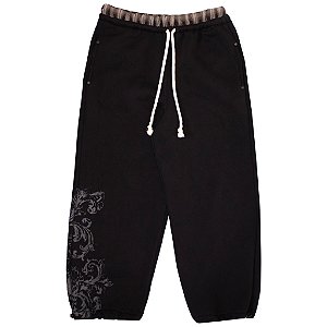 CALÇA BAGGY MOLETOM RAMOS BLACK