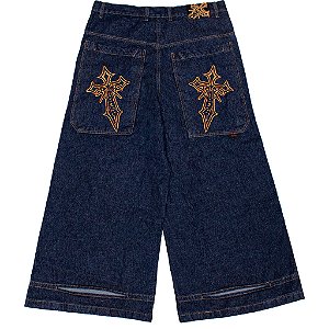 CALÇA BAGGY CURSED RAW DENIM V2