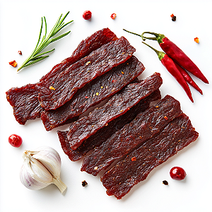 Revills Beef Jerky Sabor Garlic Apimentado 250 Gramas