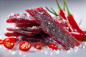 Revills Beef Jerky Sabor Sour Apimentado 250 Gramas