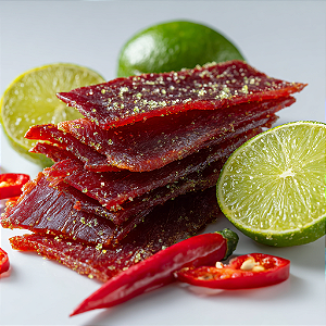 Revills Beef Jerky Sabor Sour Chilli Limão 250 Gramas