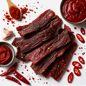 Revills Beef Jerky Sabor Gochujang - 250 Gramas
