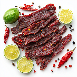 Revills Beef Jerky - Sabor Chilli Limão 250 Gramas