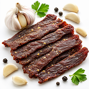 Revills Beef Jerky - Sabor Garlic - 250 Gramas