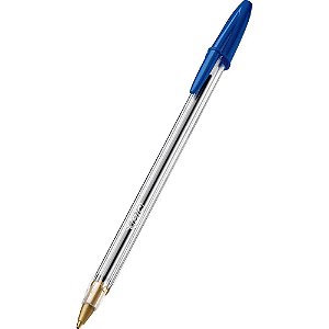 Caneta Bic azul