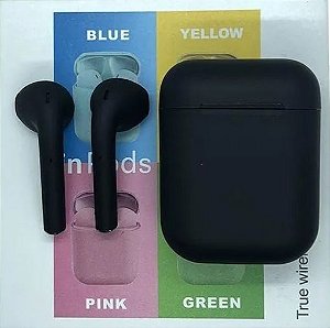 Fone De Ouvido Inpods 12 Bluetooth V5.0 C/ Base Recarregável