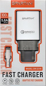 Caregador Turbo Spartan - Model: CW-22-V8