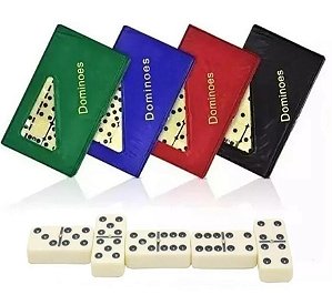 Dominó com Estojo 28 peças