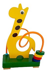 Brinquedo Aramado Divertido Pedagógico Montessori GIRAFA