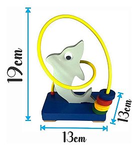 Brinquedo Aramado Divertido Pedagógico Montessori PEIXE