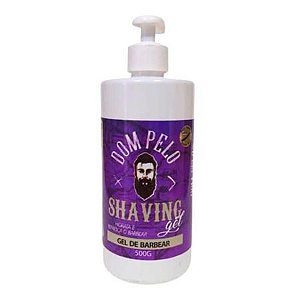 Shaving Gel Dom Pelo Para Barbear Profissional 500g