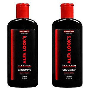 2 Grooming Para Cabelo For Men Alfa Look’s 240ml