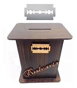 Descarte De Lâminas Navalhas Giletes Para Barbearia Mdf