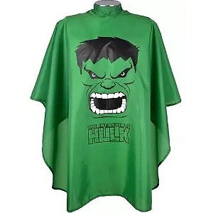 Capa Barbeiro De Corte Infantil  - HULK