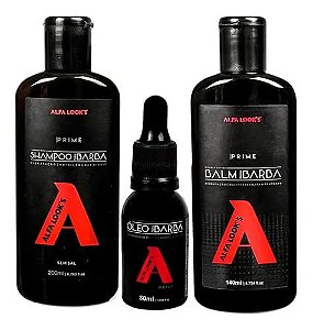 Kit barba alfa looks premium