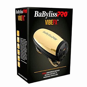 Massageador BabylissPro VibeFX Gold Cordless Bi-volt