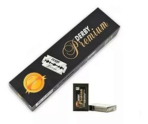 Lâmina Derby Premium Tubo Com 100 Unidades - 200 unidades